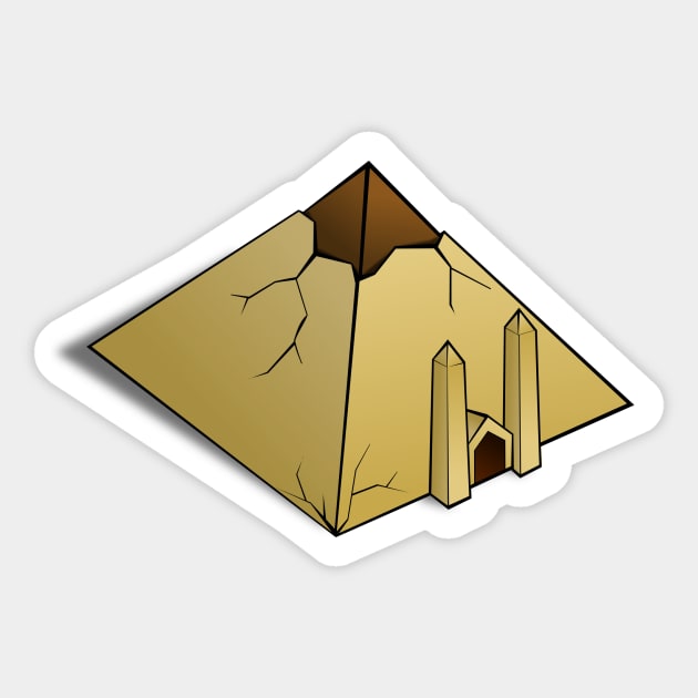 pyramid Sticker by dongila5